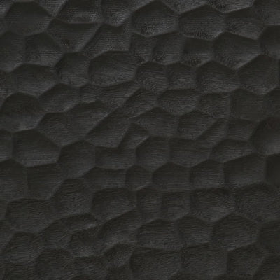 Kylpyhuoneen seinäkaappi musta 38x33x48 cm täysi mangopuu