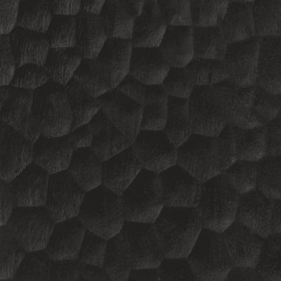 Sivukaappi musta 90x33x75 cm täysi mangopuu