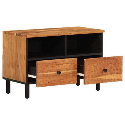 TV-taso 70x33x46 cm täysi akaasiapuu