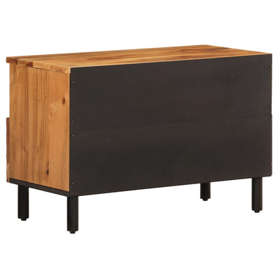 TV-taso 70x33x46 cm täysi akaasiapuu