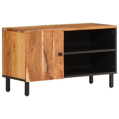 TV-taso 80x33x46 cm täysi akasiapuu