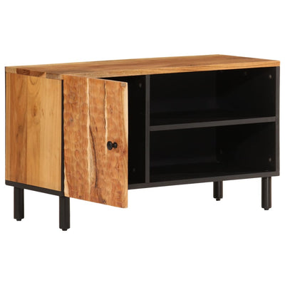 TV-taso 80x33x46 cm täysi akasiapuu
