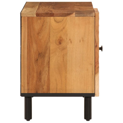 TV-taso 80x33x46 cm täysi akasiapuu