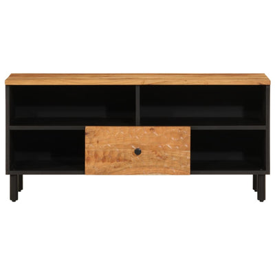 TV-taso 100x33x46 cm täysi akasiapuu