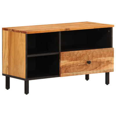 TV-taso 80x33x46 cm täysi akasiapuu