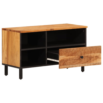 TV-taso 80x33x46 cm täysi akasiapuu