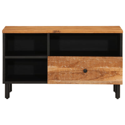 TV-taso 80x33x46 cm täysi akasiapuu