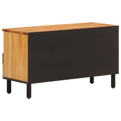 TV-taso 80x33x46 cm täysi akasiapuu