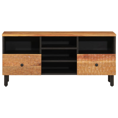 TV-taso 100x33x46 cm täysi akasiapuu