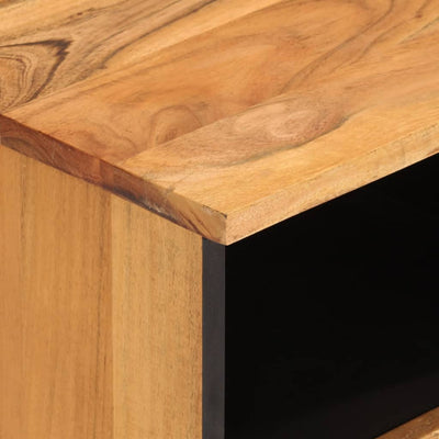 TV-taso 100x33x46 cm täysi akasiapuu