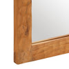 Kylpyhuoneen peili 50x70x2,5 cm täysi akasiapuu ja lasi