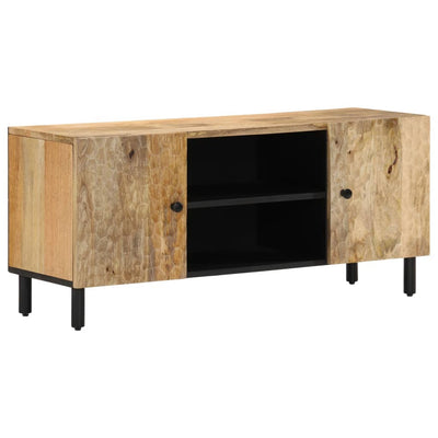 TV-taso 105x33x46 cm täysi mangopuu