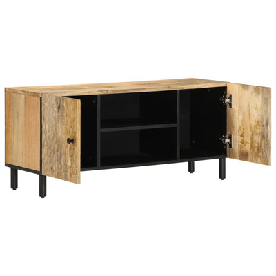 TV-taso 105x33x46 cm täysi mangopuu