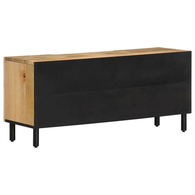 TV-taso 105x33x46 cm täysi mangopuu