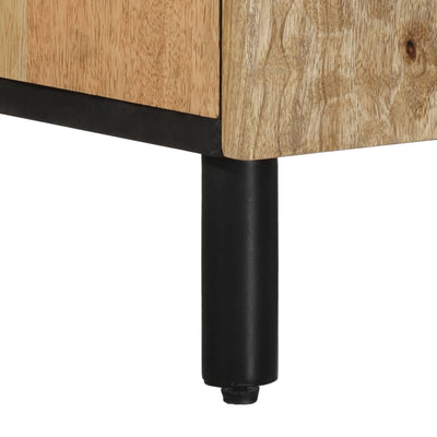 TV-taso 105x33x46 cm täysi mangopuu