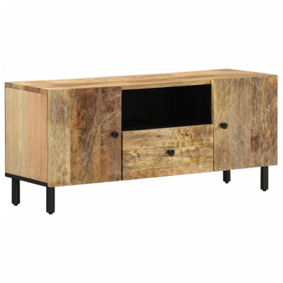 TV-taso 105x33x46 cm täysi mangopuu
