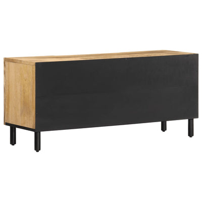 TV-taso 105x33x46 cm täysi mangopuu