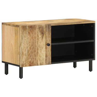 TV-taso 80x31x46 cm täysi mangopuu