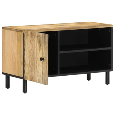 TV-taso 80x31x46 cm täysi mangopuu