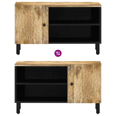 TV-taso 80x31x46 cm täysi mangopuu