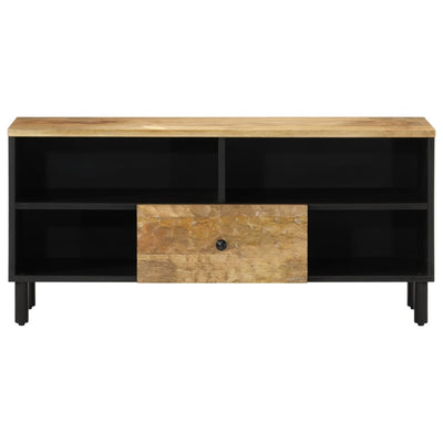 TV-taso 100x33x46 cm täysi mangopuu
