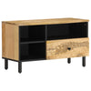 TV-taso 80x33x46 cm täysi mangopuu