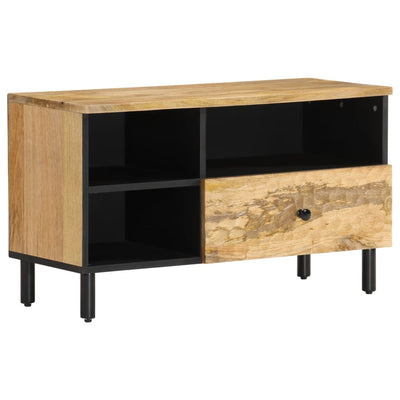 TV-taso 80x33x46 cm täysi mangopuu