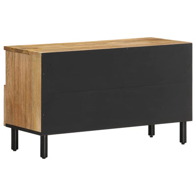 TV-taso 80x33x46 cm täysi mangopuu