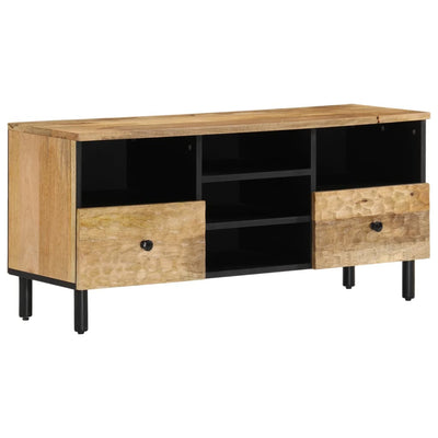TV-taso 100x33x46 cm täysi mangopuu