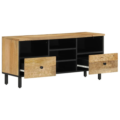 TV-taso 100x33x46 cm täysi mangopuu