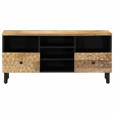 TV-taso 100x33x46 cm täysi mangopuu
