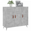 Senkki betoninharmaa 90x34x80 cm tekninen puu