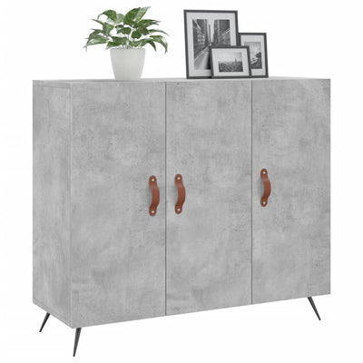 Senkki betoninharmaa 90x34x80 cm tekninen puu