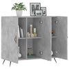 Senkki betoninharmaa 90x34x80 cm tekninen puu