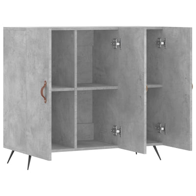Senkki betoninharmaa 90x34x80 cm tekninen puu