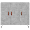 Senkki betoninharmaa 90x34x80 cm tekninen puu
