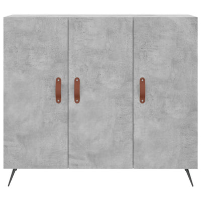 Senkki betoninharmaa 90x34x80 cm tekninen puu
