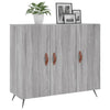 Senkki harmaa Sonoma 90x34x80 cm tekninen puu
