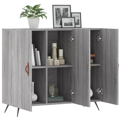 Senkki harmaa Sonoma 90x34x80 cm tekninen puu