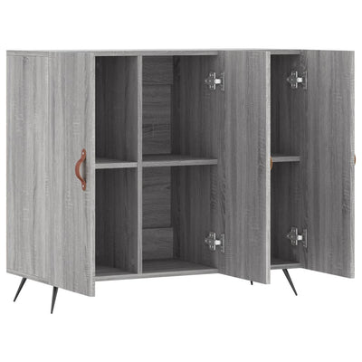Senkki harmaa Sonoma 90x34x80 cm tekninen puu