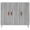 Senkki harmaa Sonoma 90x34x80 cm tekninen puu