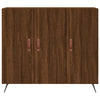 Senkki ruskea tammi 90x34x80 cm tekninen puu