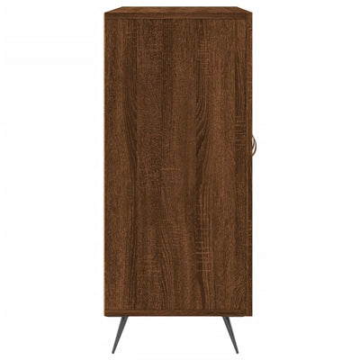 Senkki ruskea tammi 90x34x80 cm tekninen puu