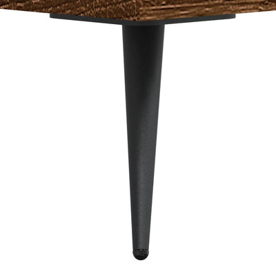 Senkki ruskea tammi 90x34x80 cm tekninen puu