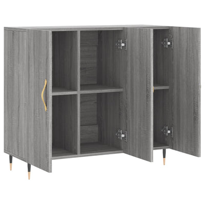 Senkki harmaa Sonoma 90x34x80 cm tekninen puu