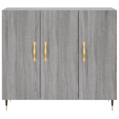 Senkki harmaa Sonoma 90x34x80 cm tekninen puu