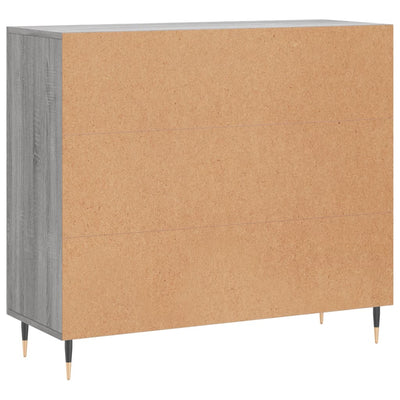 Senkki harmaa Sonoma 90x34x80 cm tekninen puu