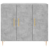 Senkki betoninharmaa 90x34x80 cm tekninen puu