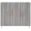 Senkki harmaa Sonoma 90x34x80 cm tekninen puu