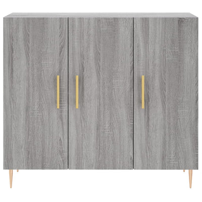 Senkki harmaa Sonoma 90x34x80 cm tekninen puu